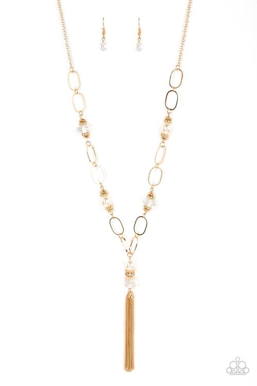 TAKEN WITH TASSELS GOLD-NECKLACE