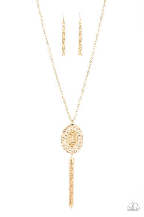 WHIMSICALLY WISTFUL GOLD-NECKLACE