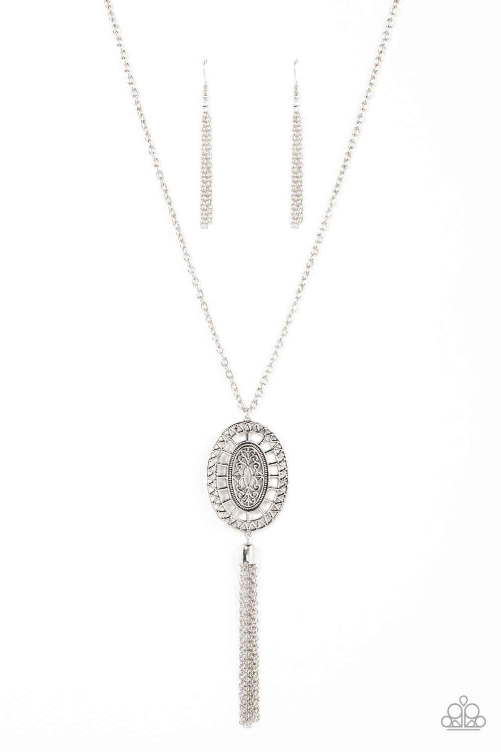 WHIMSICALLY WISTFUL SILVER-NECKLACE