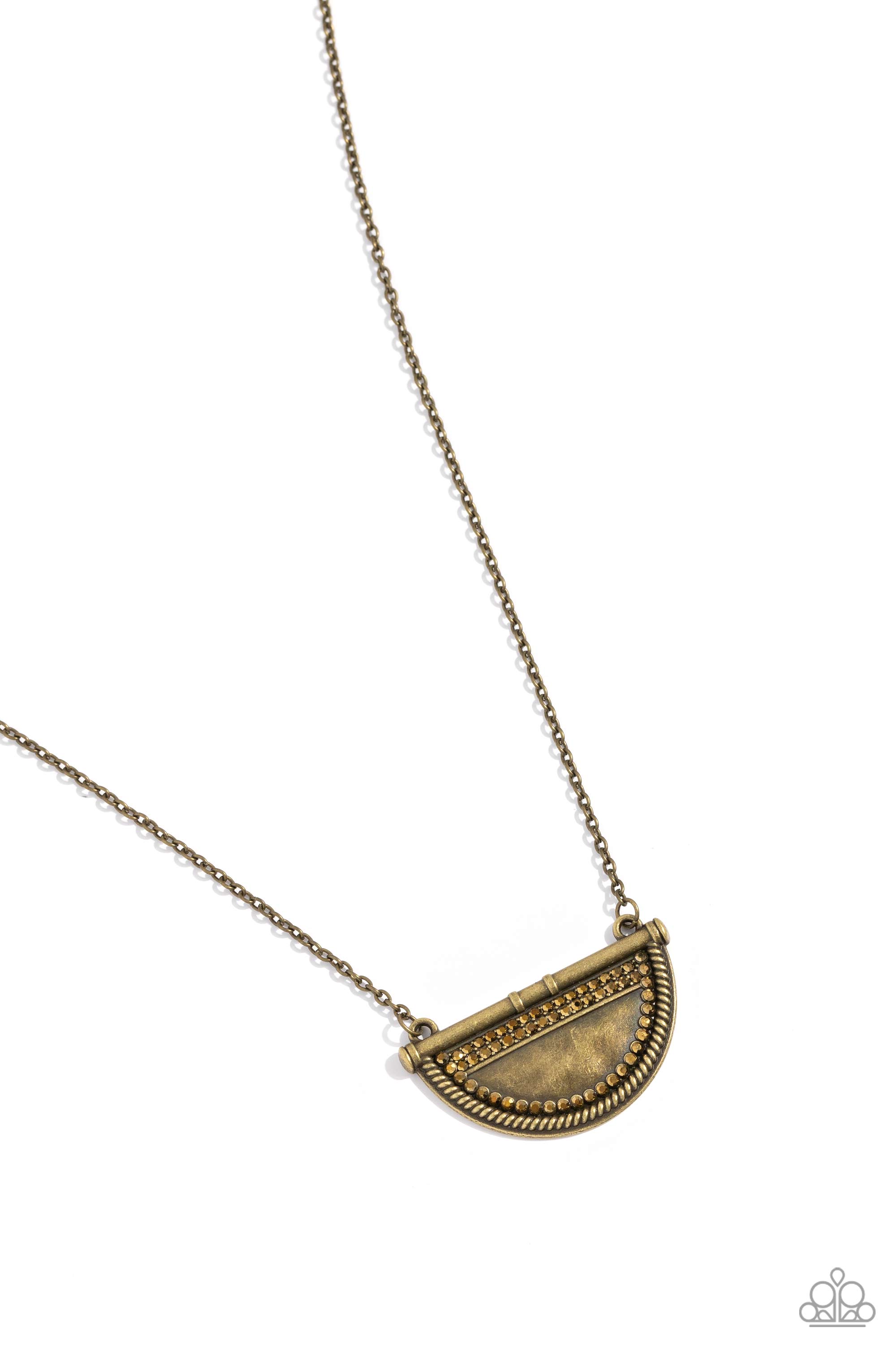 RAISE YOUR BANNER BRASS-NECKLACE