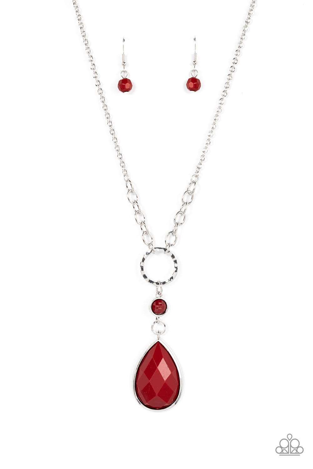 VALLEY GIRL GLAMOUR RED-NECKLACE