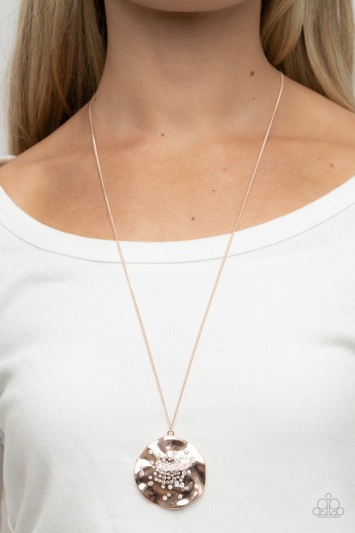 BOOM AND COMBUST ROSEGOLD-NECKLACE