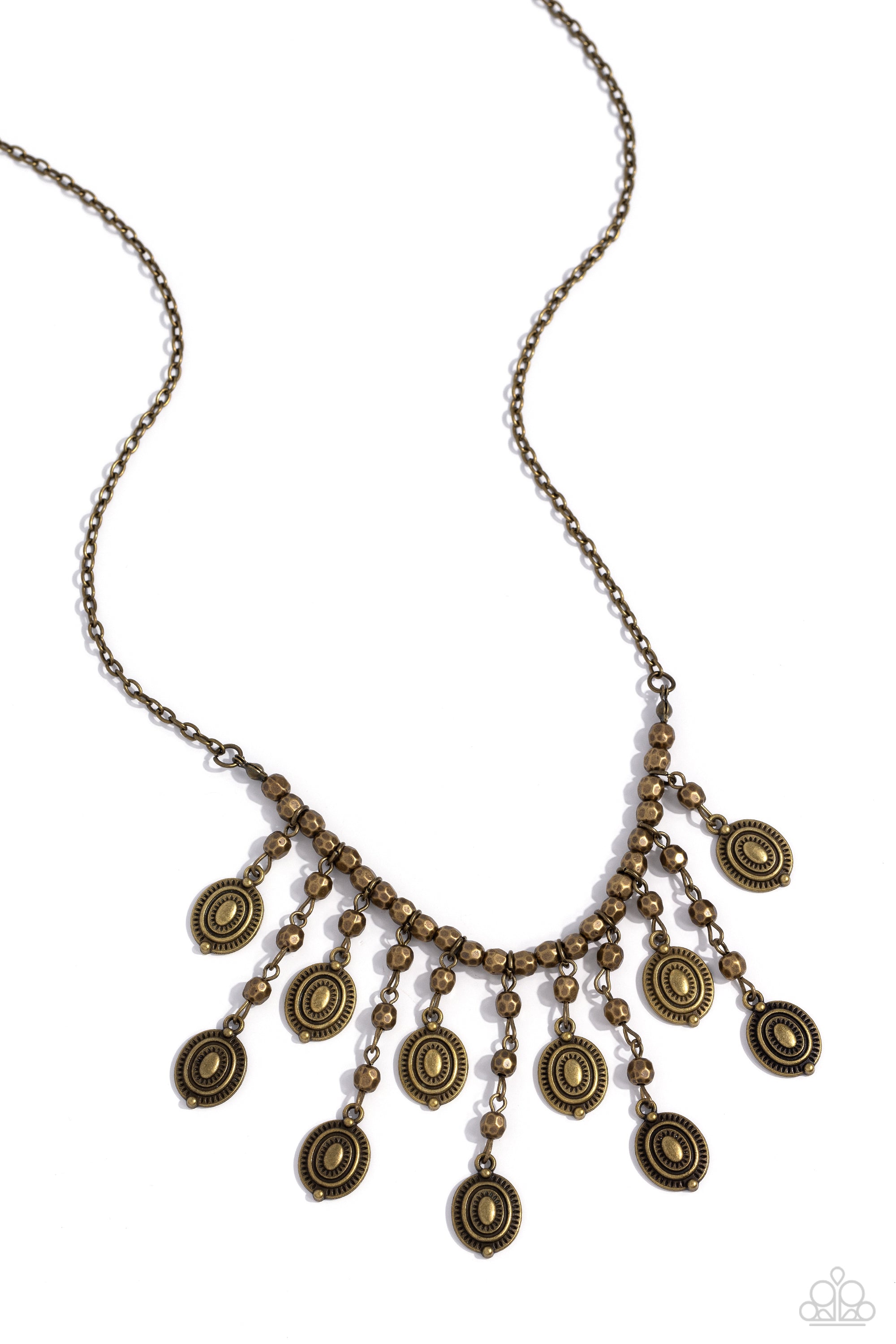 LEAVE IT IN THE PASTURE BRASS-NECKLACE