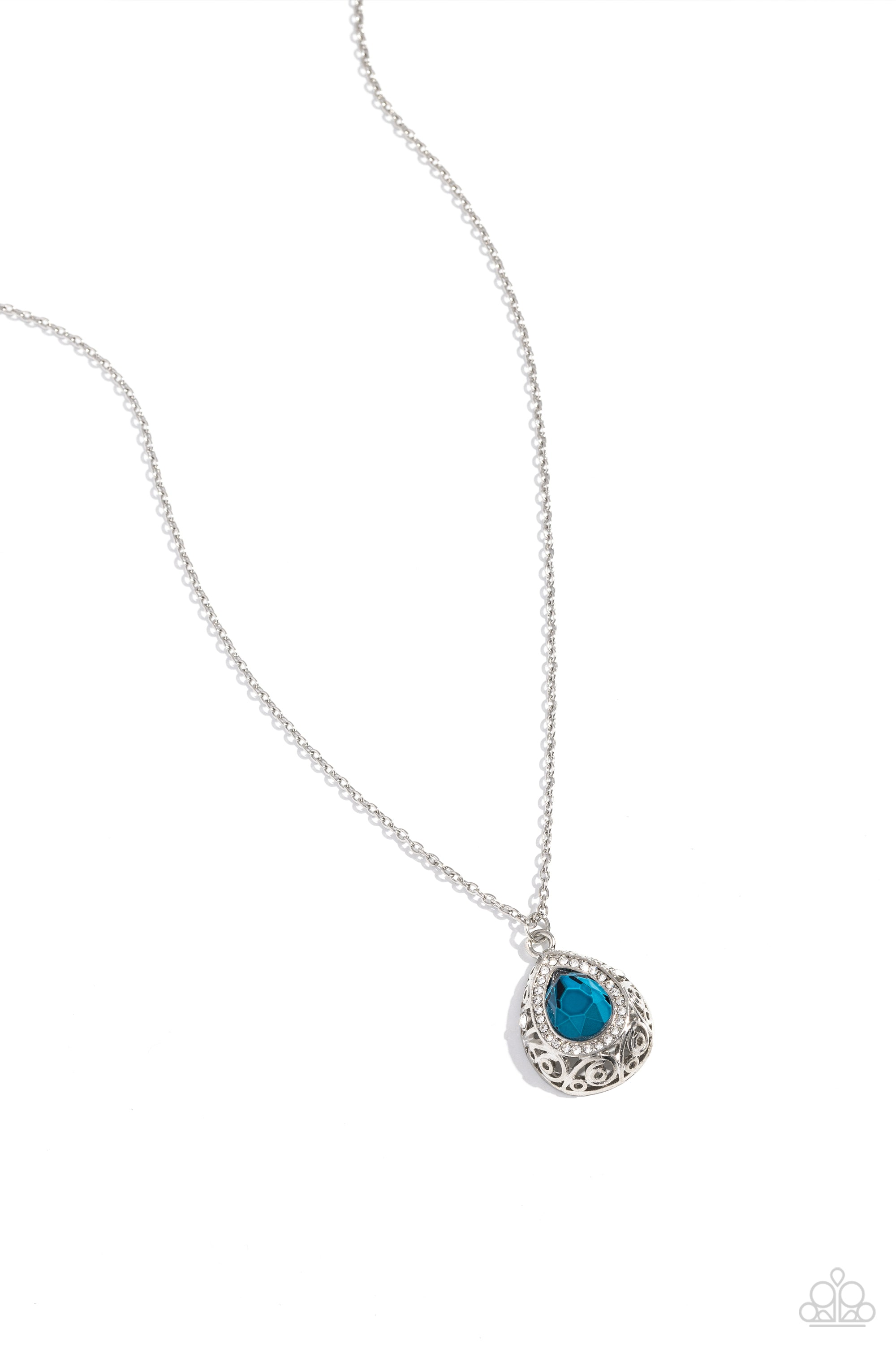 GRACEFULLY GLAMOROUS BLUE-NECKLACE