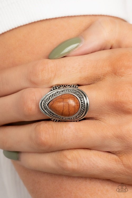 SAGUARO SCENE BROWN-RING