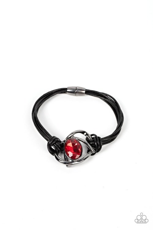 KEEP YOUR DISTANCE RED-BRACELET