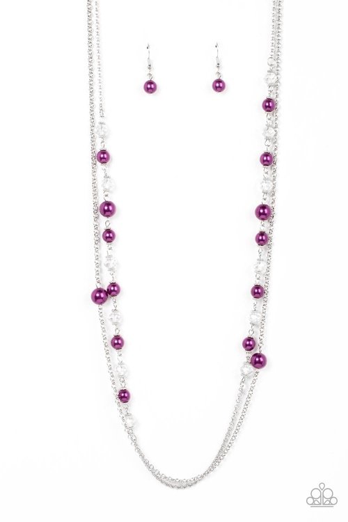 VENICE VANITY PURPLE-NECKLACE