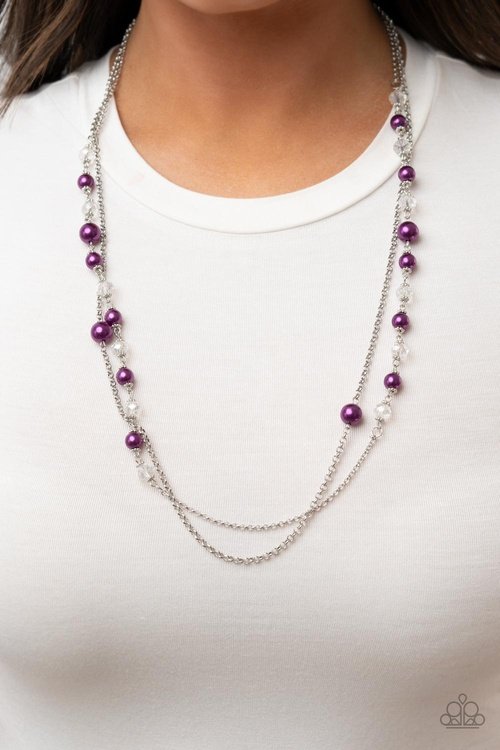 VENICE VANITY PURPLE-NECKLACE