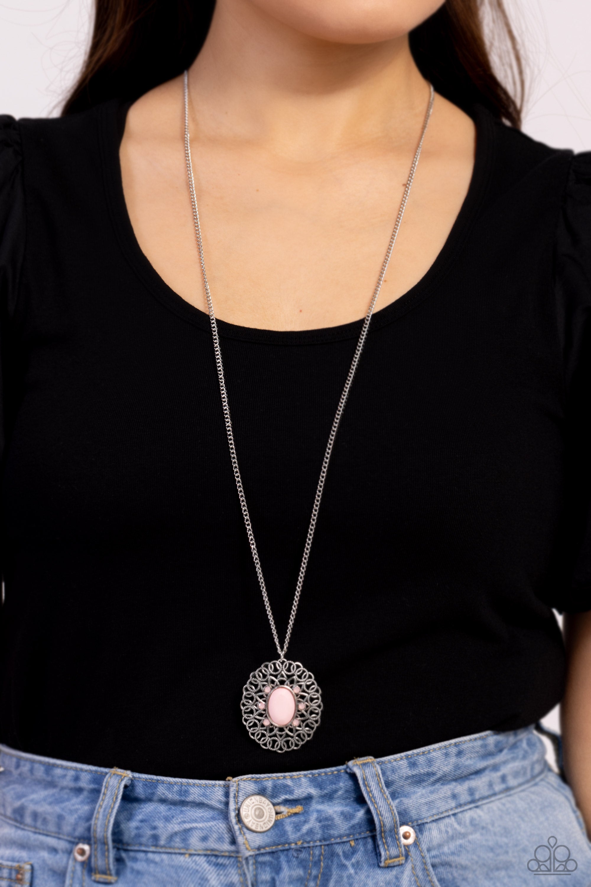 SOLAR STUNNER PINK-NECKLACE