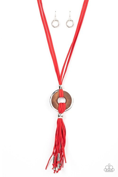 ARTISANS AND CRAFTS RED-NECKLACE