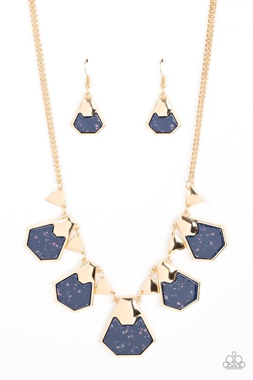 EXTRA EXCLUSIVE BLUE-NECKLACE