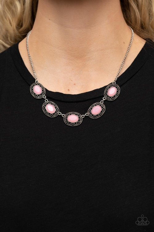 SUNSHINY SHIMMER PINK-NECKLACE