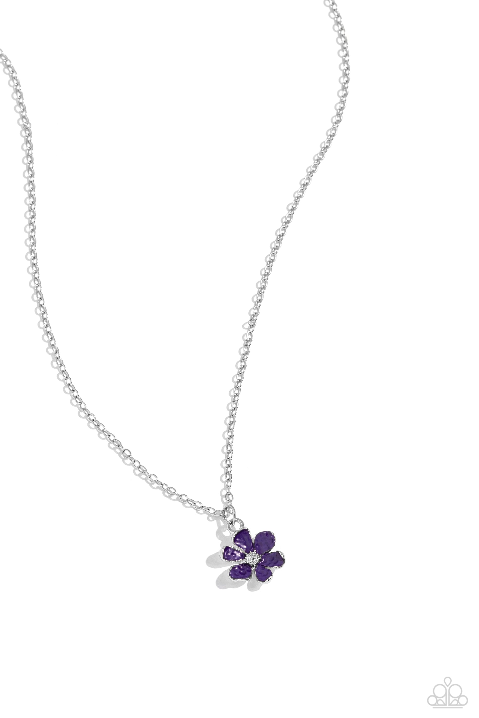 COTTAGE RETREAT PURPLE-NECKLACE