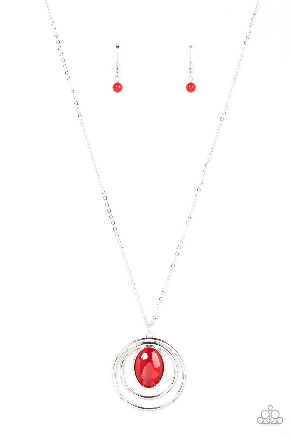 EPICENTER OF ELEGANCE RED-NECKLACE