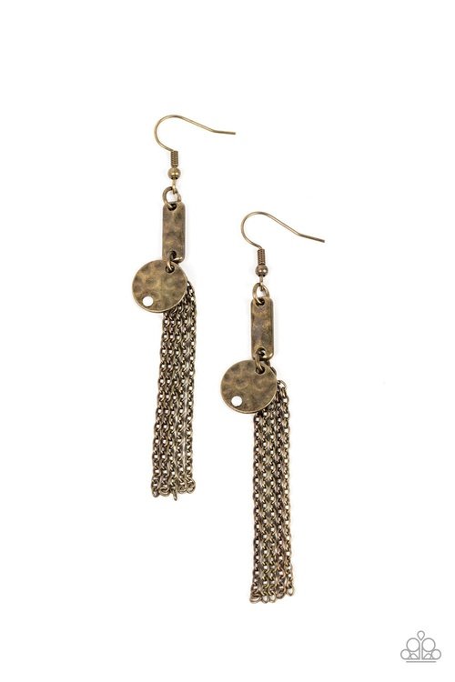 TWINKLE TWINKLE LITTLE TRINKET BRASS-EARRINGS