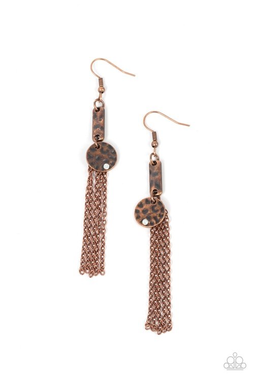 TWINKLE TWINKLE LITTLE TRINKET COPPER-EARRINGS