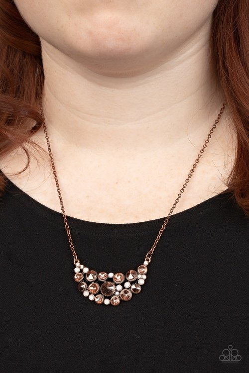 EFFERVESCENTLY DIVINE COPPER-NECKLACE