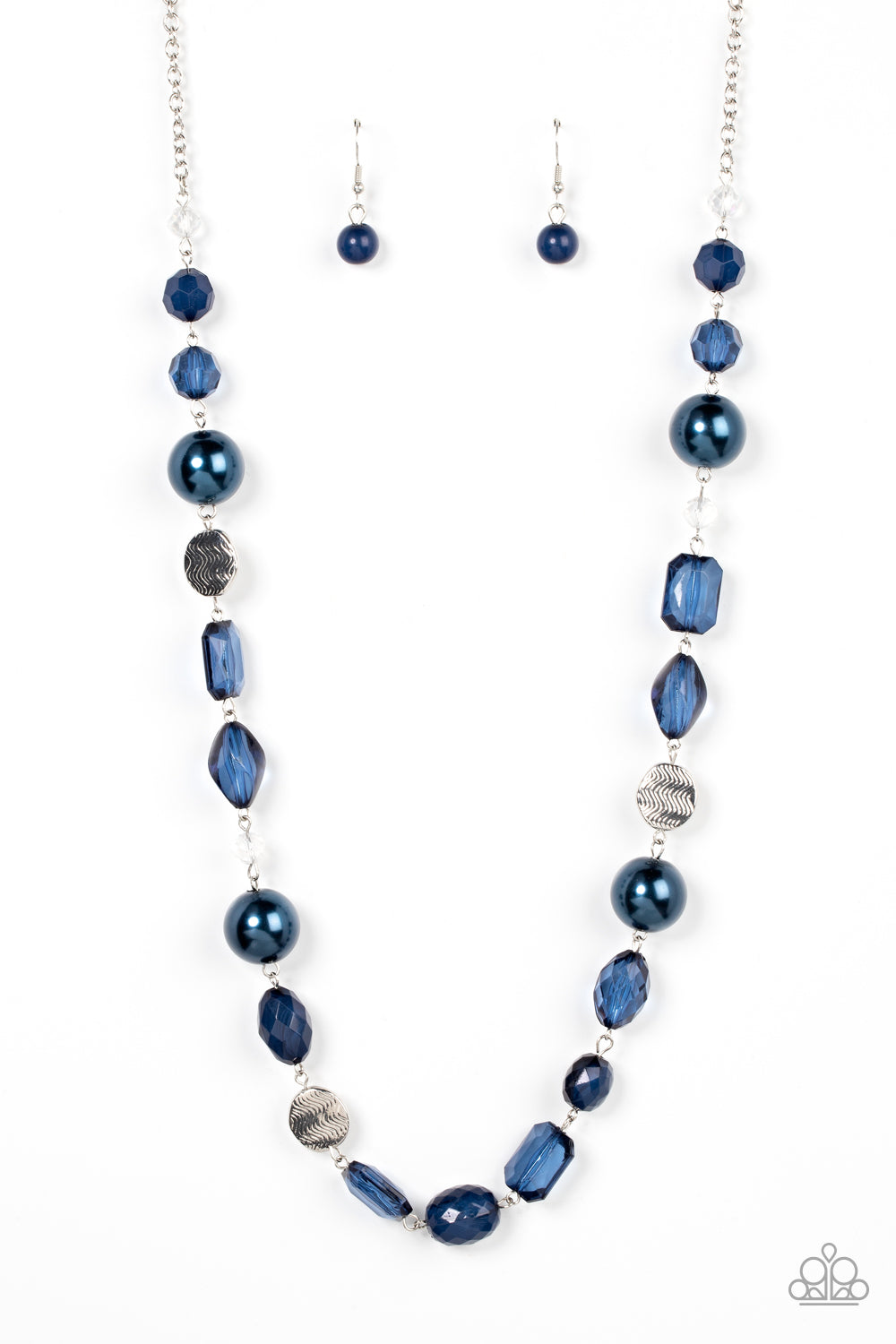 TIMELESSLY TAILORED BLUE -NECKLACE