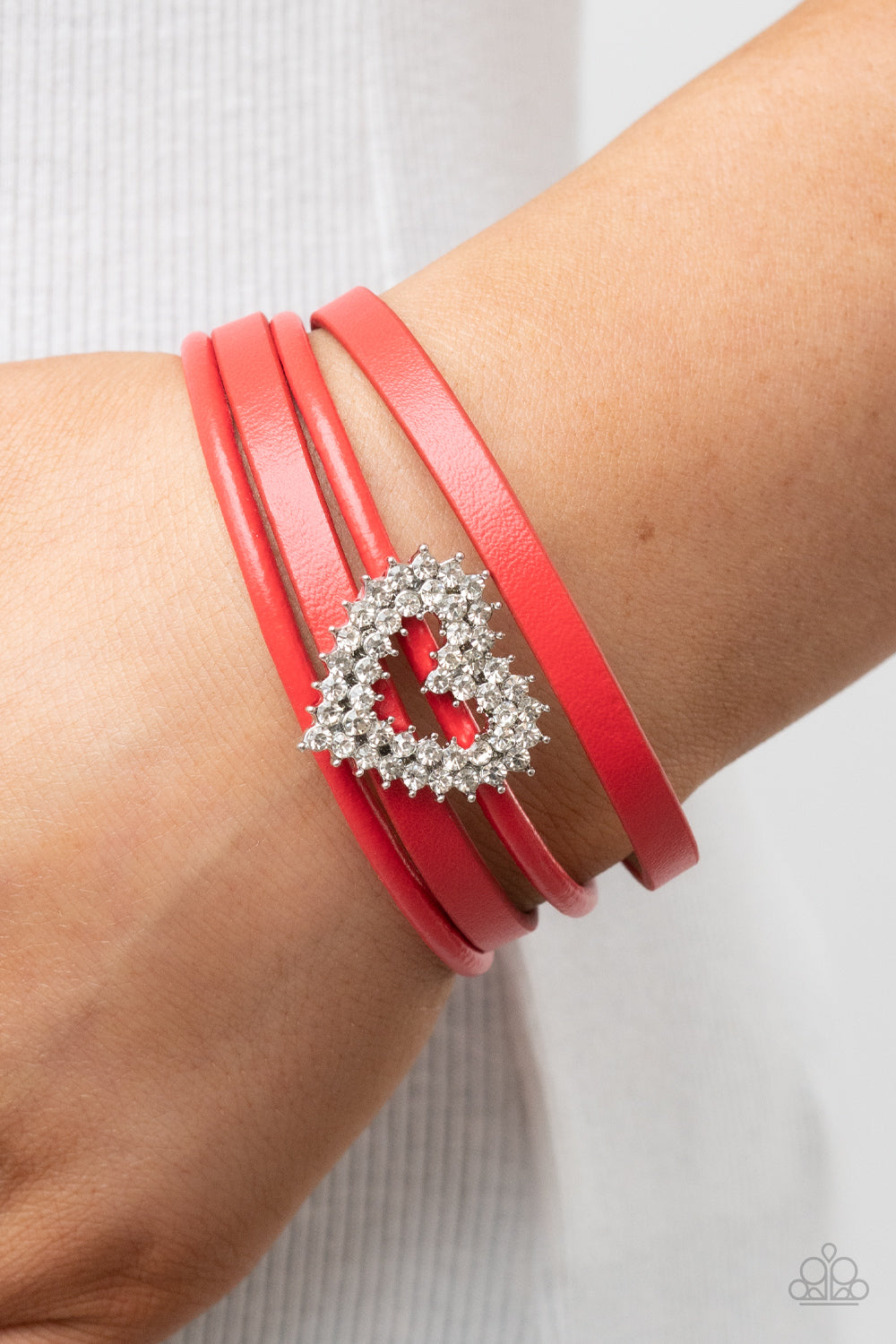 WILDLY IN LOVE RED-BRACELET