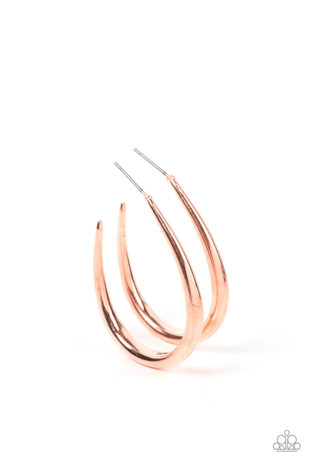 CURVE YOUR APPETITE COPPER-EARRINGS