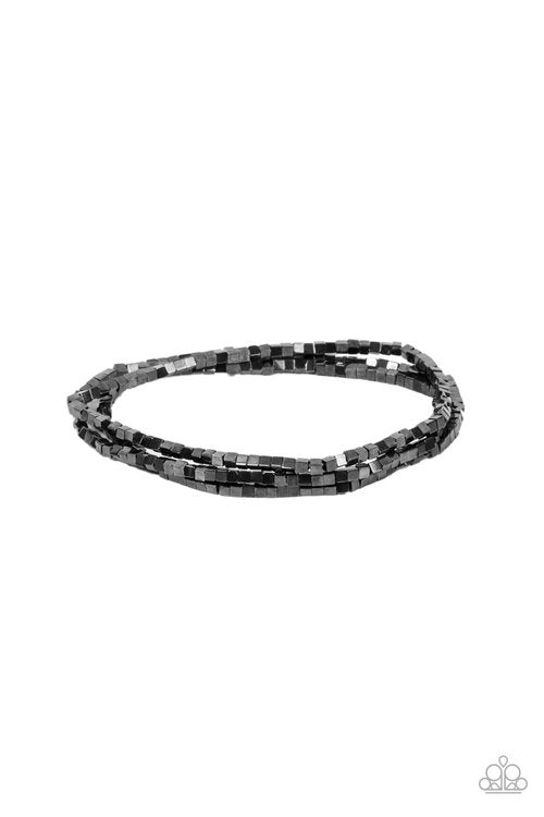 BLOCK BASH BLACK-BRACELET