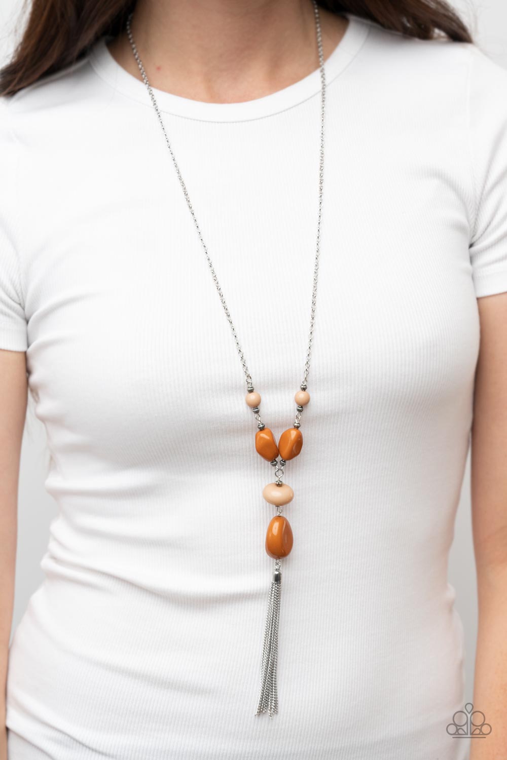 HEAVENLY HARMONY BROWN-NECKLACE