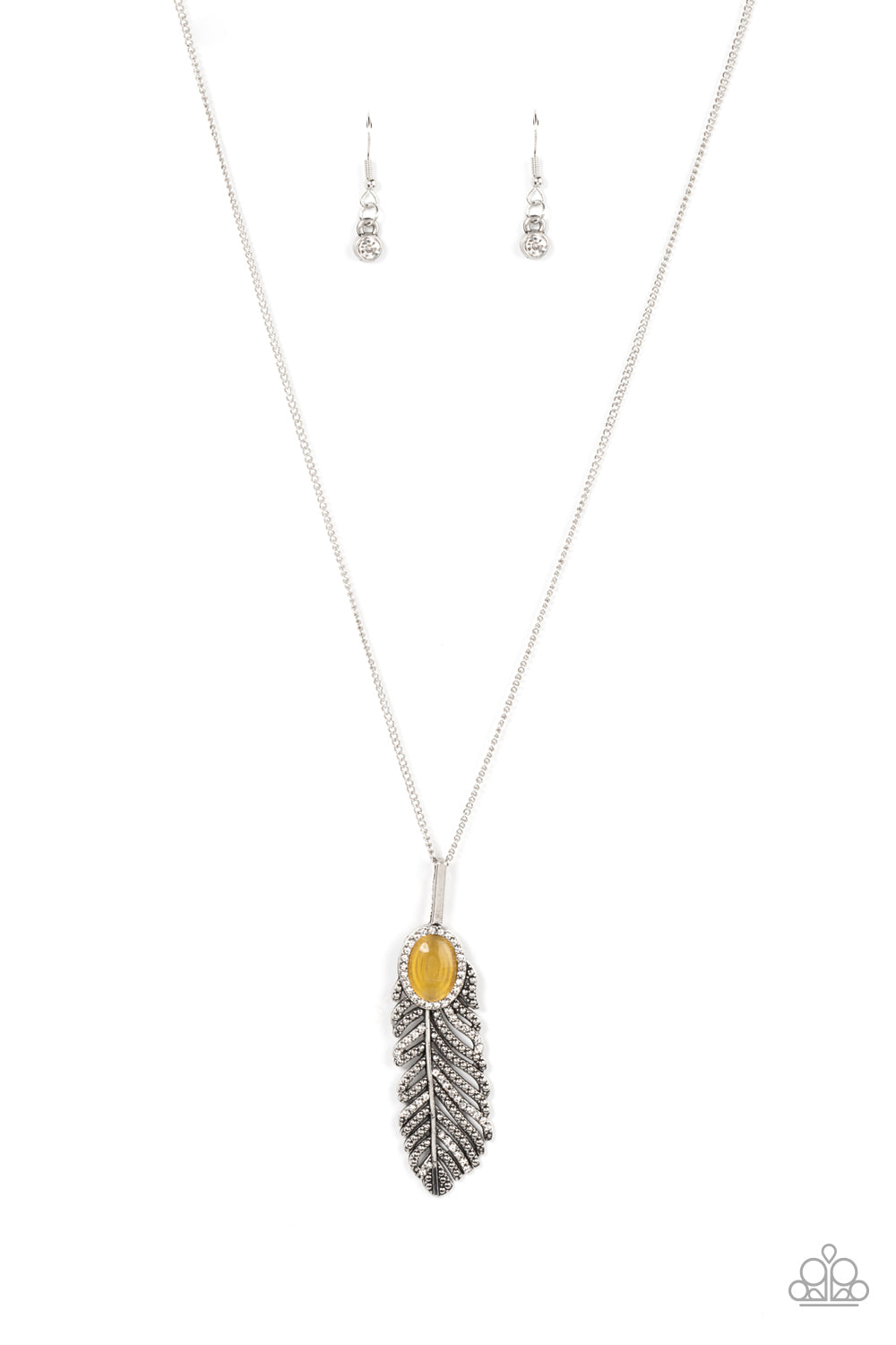 PURE QUILL-POWER YELLOW-NECKLACE