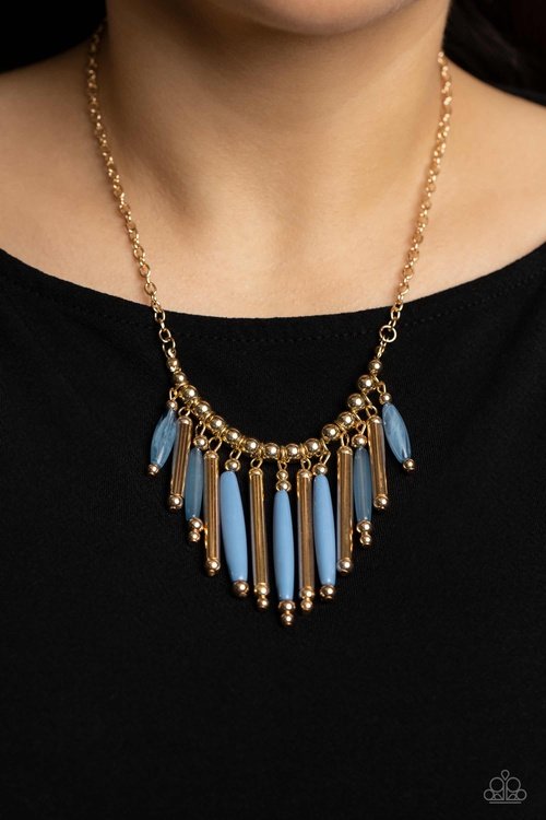 BOHEMIAN BREEZE BLUE-NECKLACE