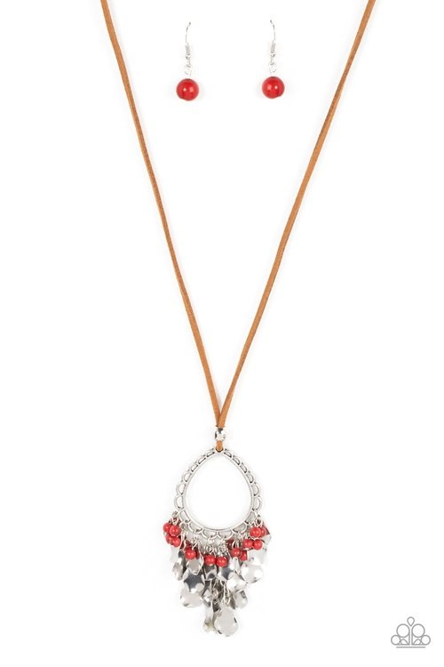 PARADISE PAGEANTRY RED-NECKLACE