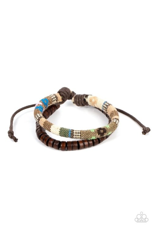 PACK YOUR PONCHO BROWN-BRACELET