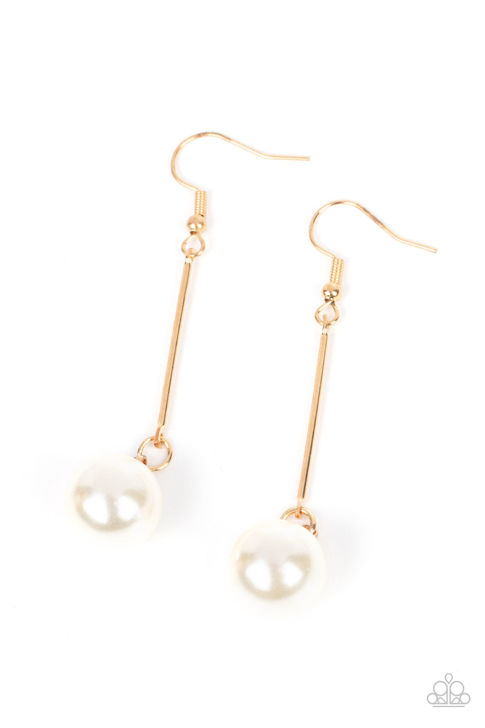 PEARL REDUX GOLD-EARRINGS