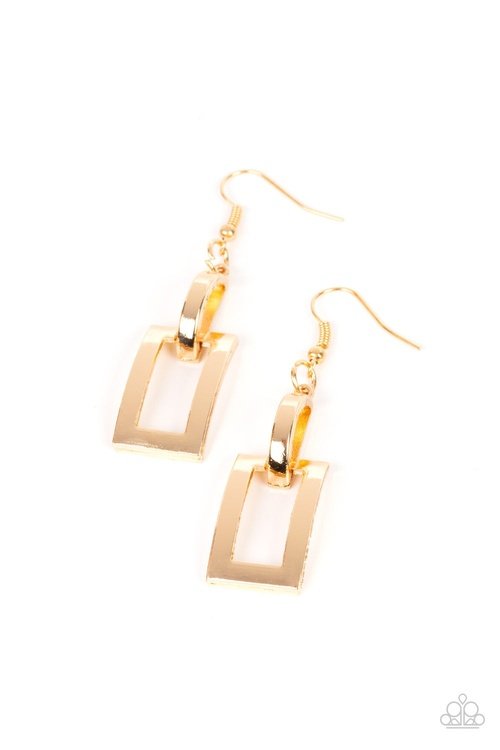 BLAZING BUCKLES GOLD-EARRINGS