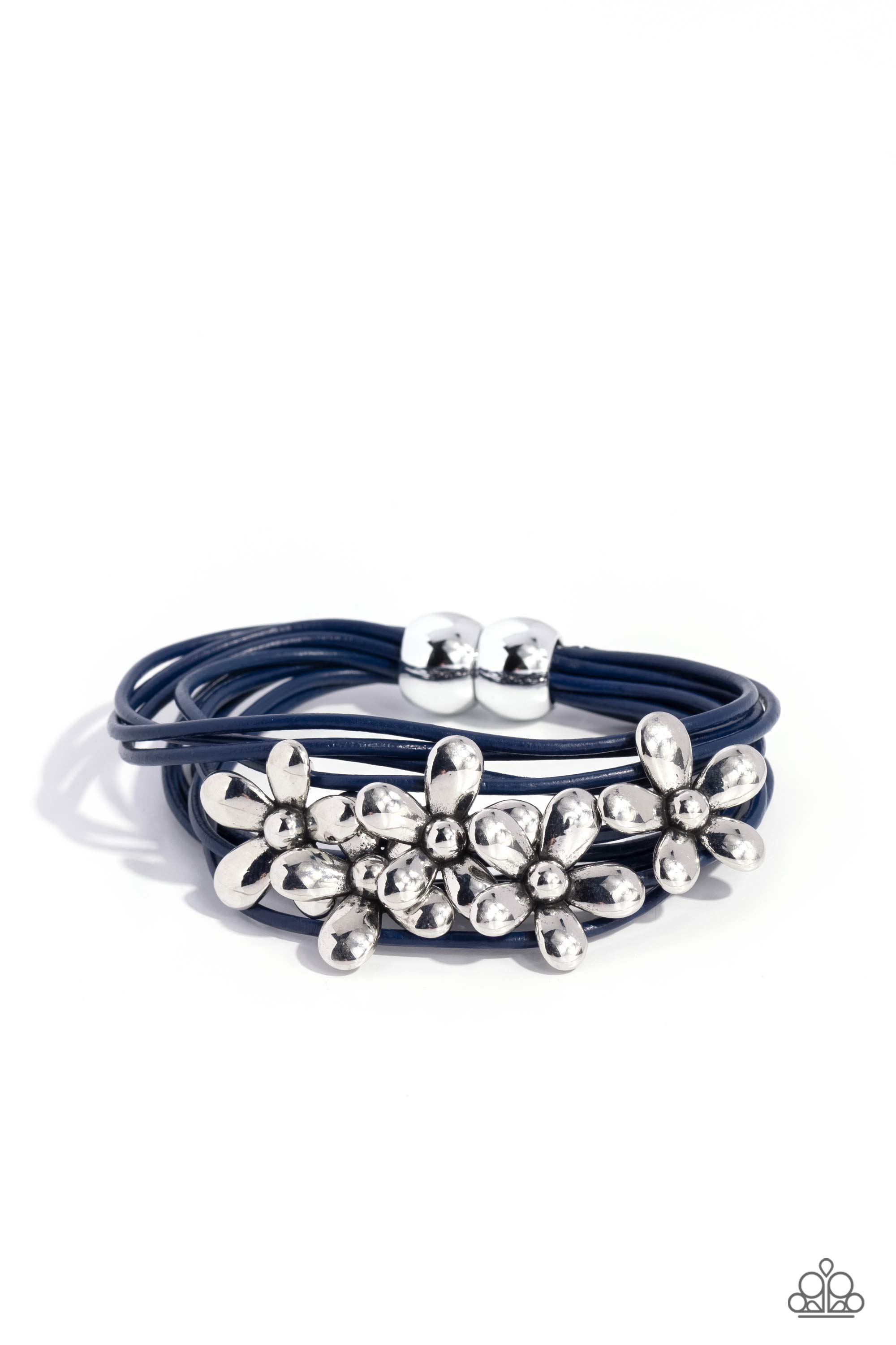 HERE COMES THE BLOOM BLUE-BRACELET