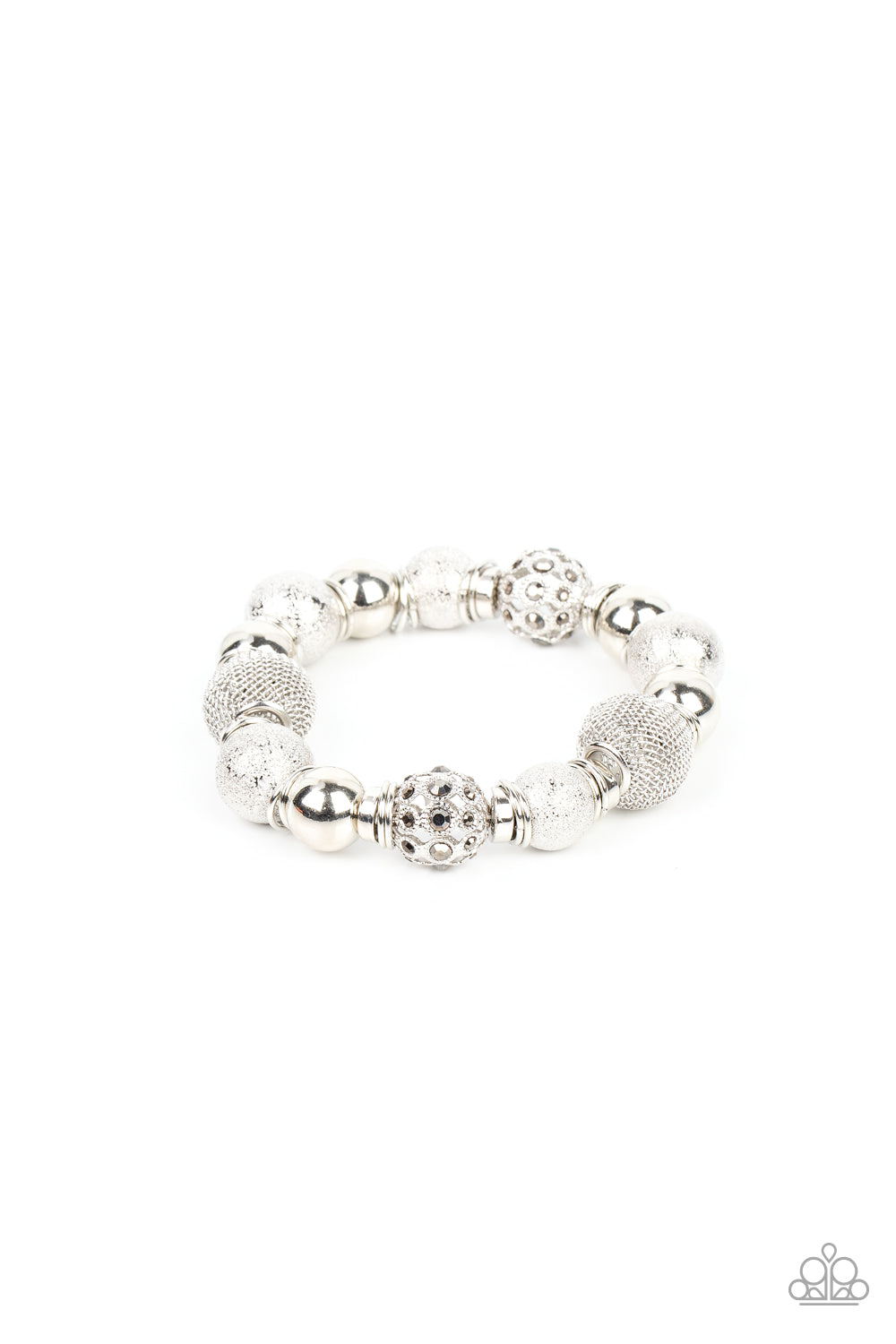 WE TOTALLY MESH SILVER-BRACELET