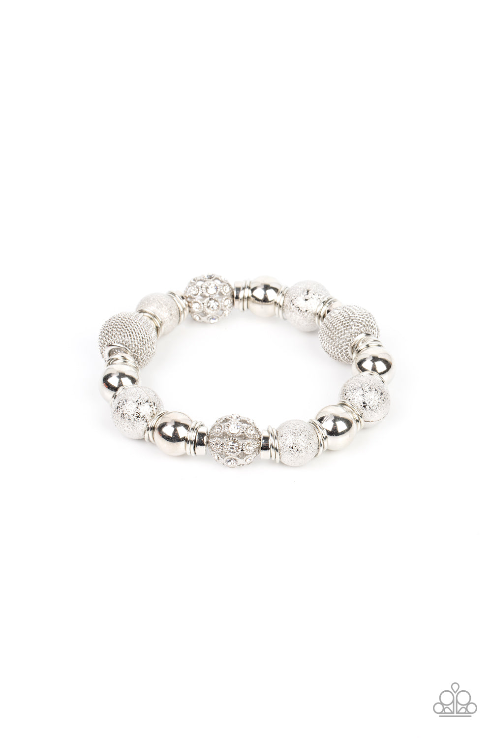 WE TOTALLY MESH WHITE-BRACELET