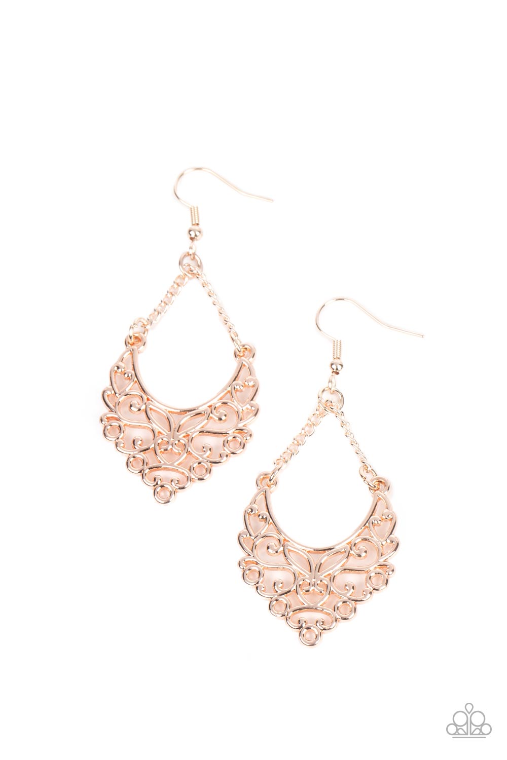 SENTIMENTAL SETTING ROSEGOLD-EARRINGS