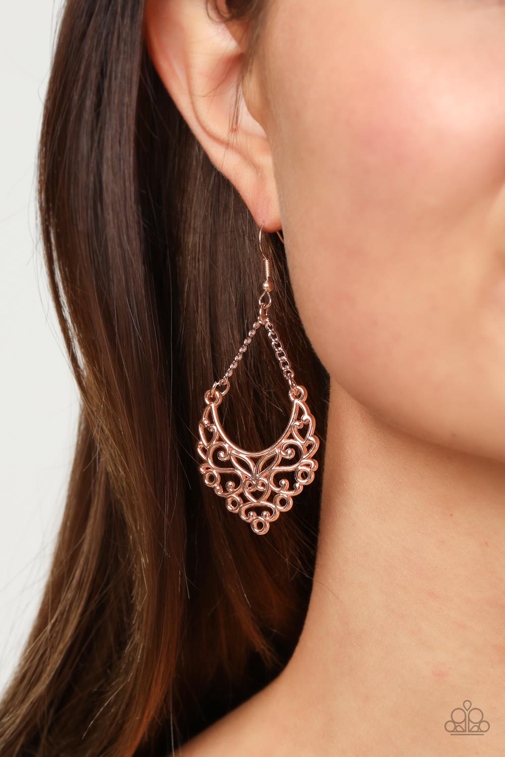 SENTIMENTAL SETTING ROSEGOLD-EARRINGS