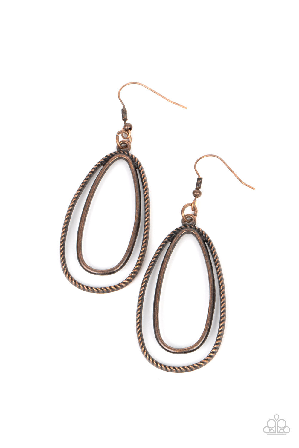 LEND ME YOUR LASSO COPPER-EARRINGS