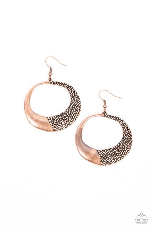 DOWNTOWN JUNGLE COPPER-EARRINGS