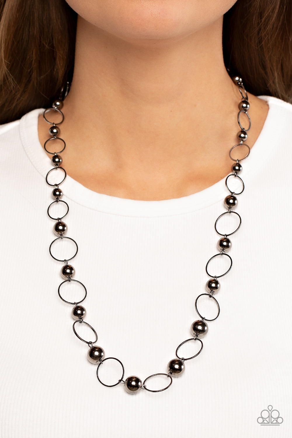 METRO MILESTONE BLACK-NECKLACE