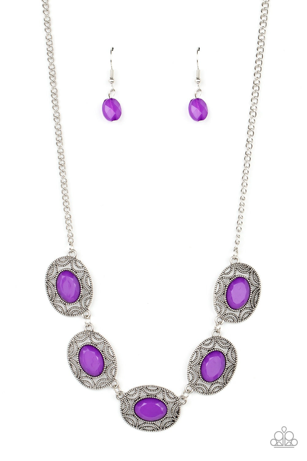 SUNSHINY SHIMMER PURPLE-NECKLACE