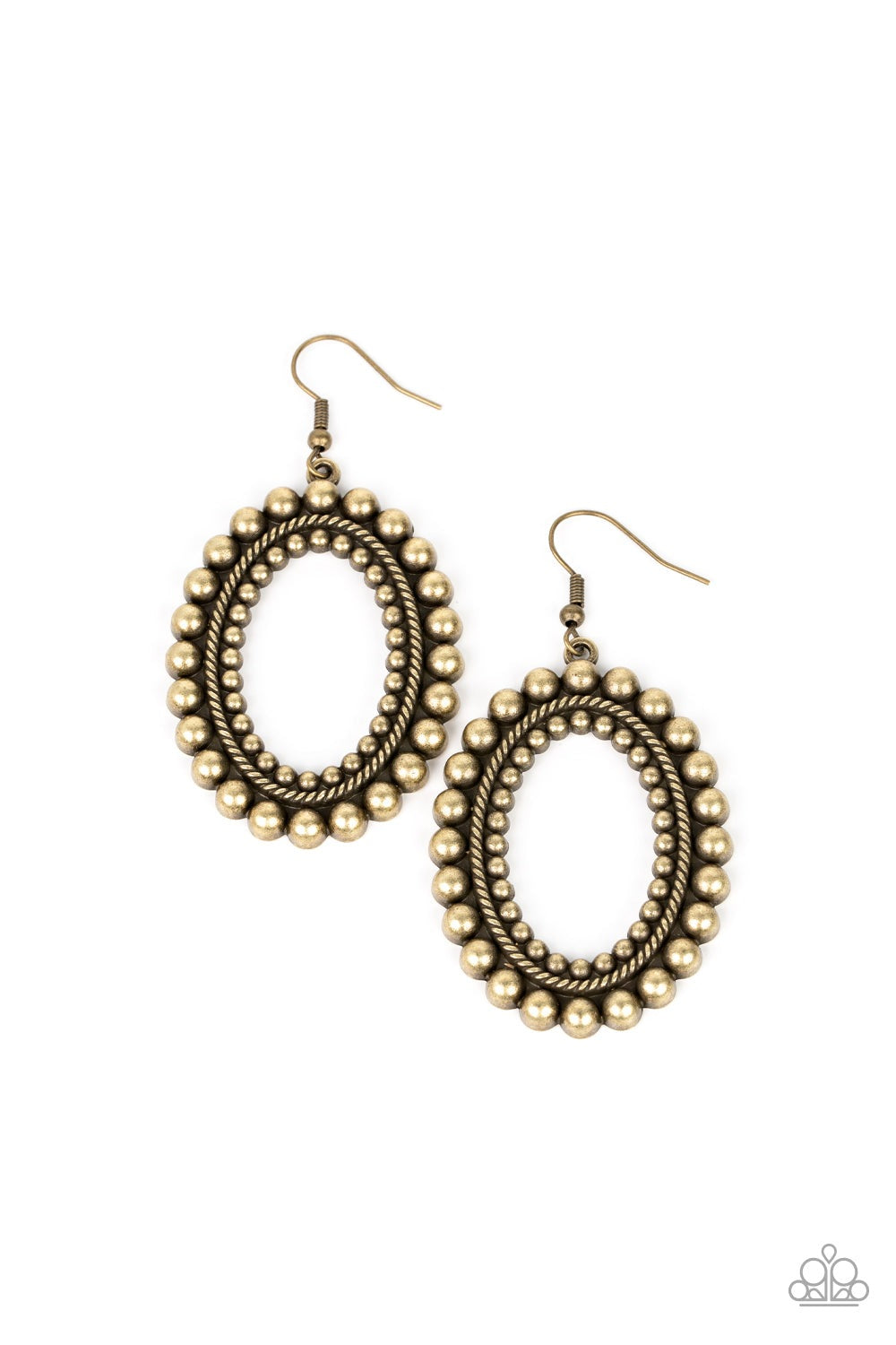 HOMESTEAD HIDEAWAY BRASS-EARRINGS