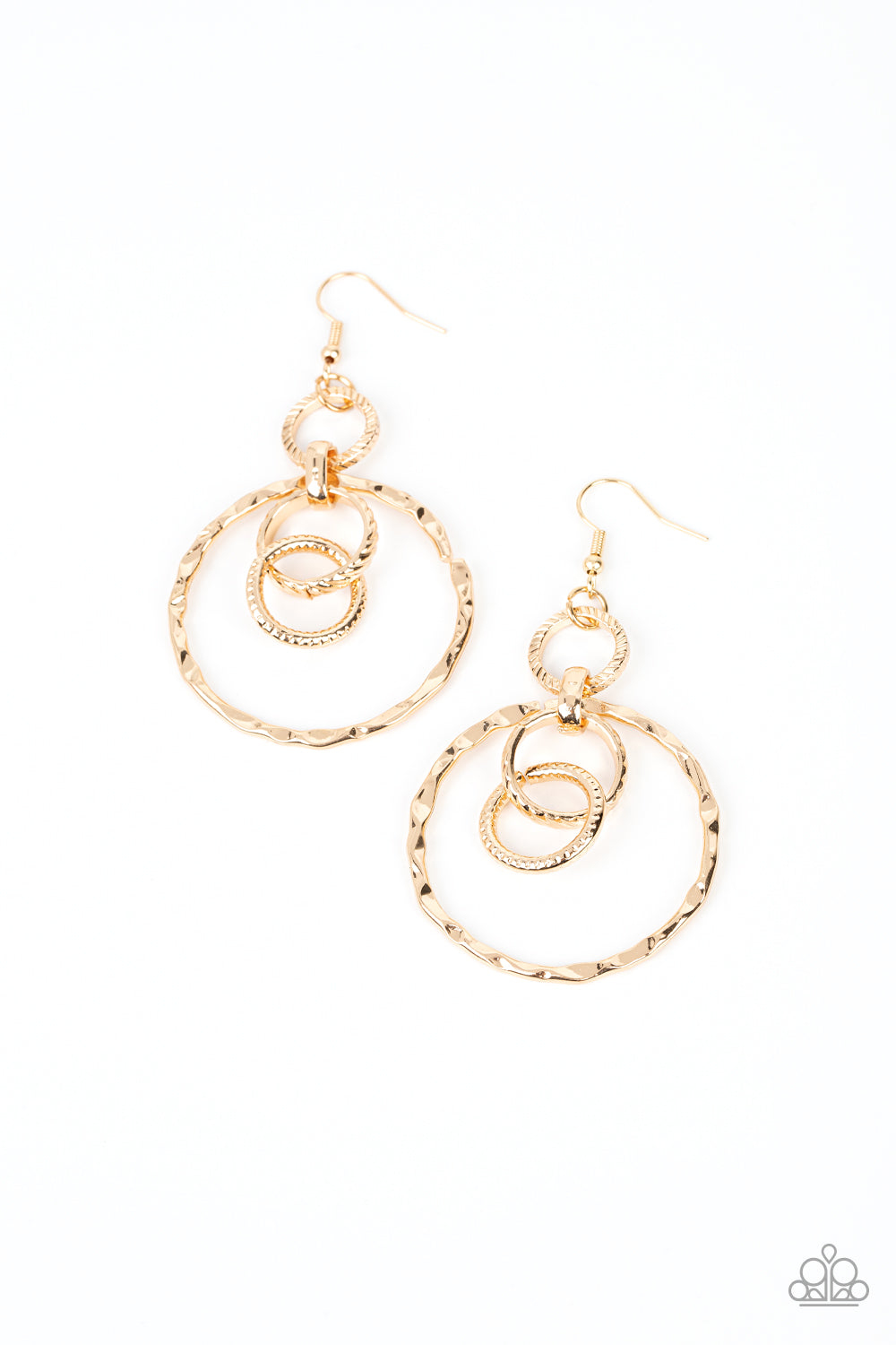 TWISTED TEMPTATION GOLD-EARRINGS