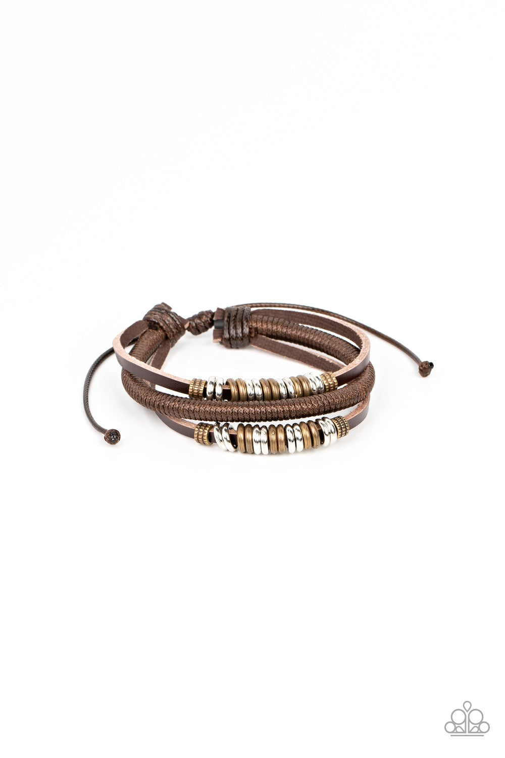 TREASURE TRACKER BROWN-BRACELET