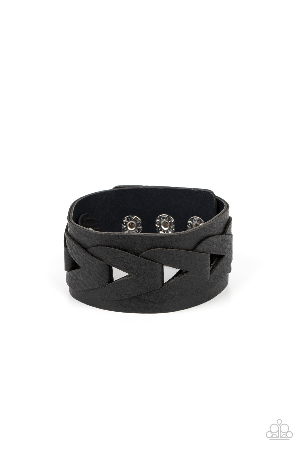 HORSE AND CARRIAGE BLACK-BRACELET