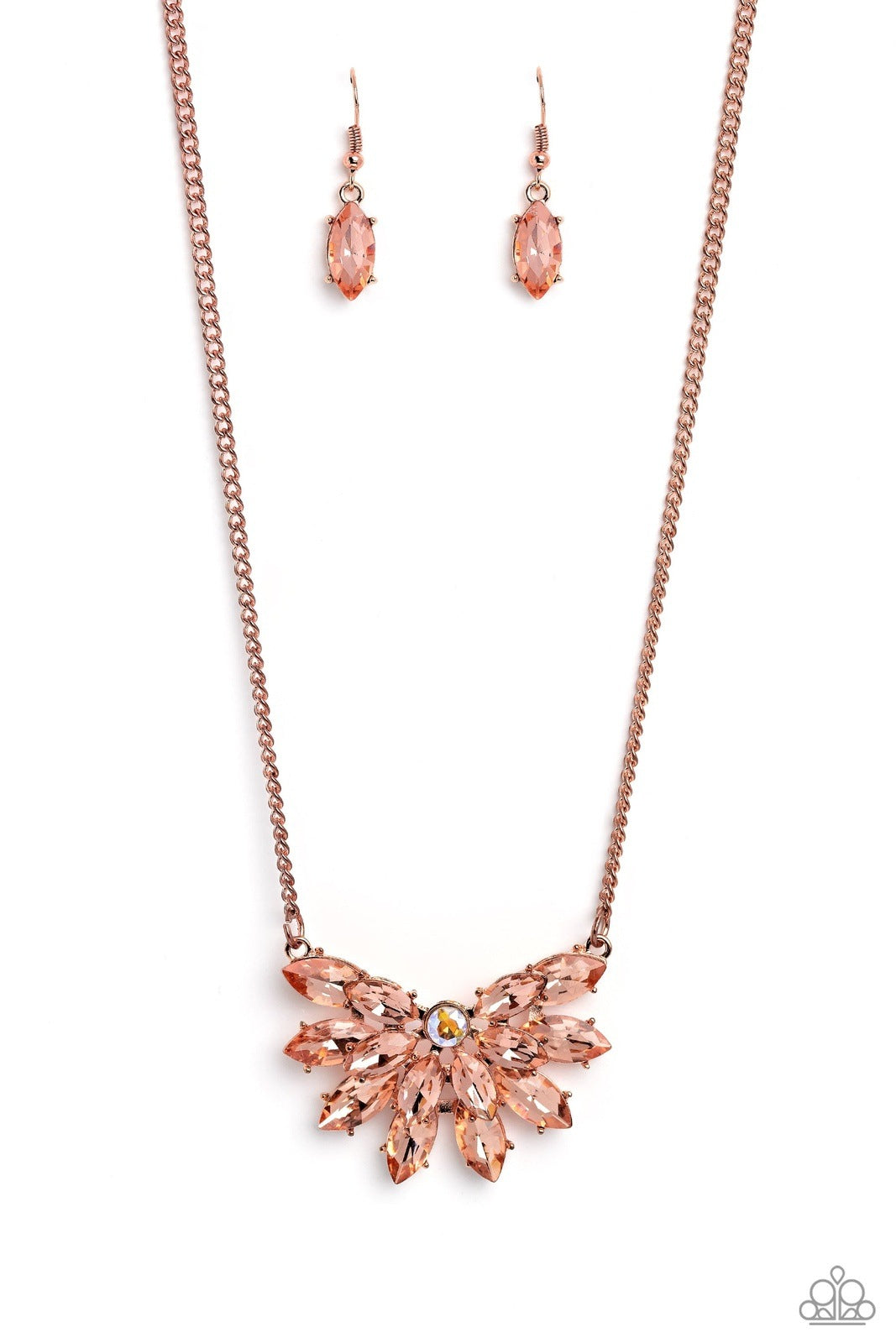 FROSTED FLORESCENCE COPPER-NECKLACE