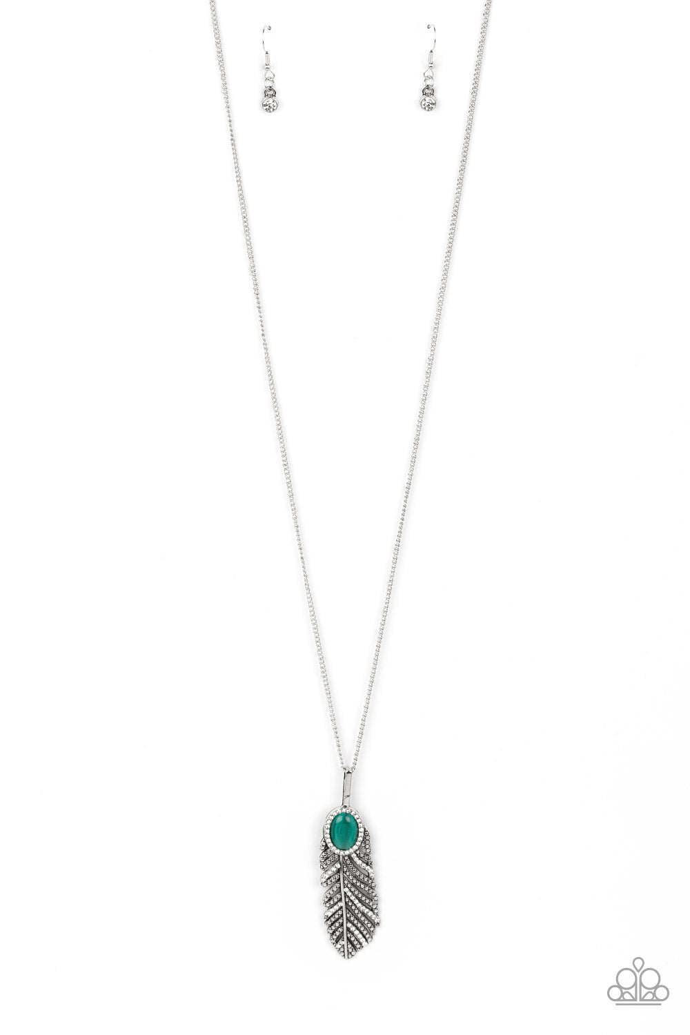 PURE QUILL-POWER GREEN-NECKLACE