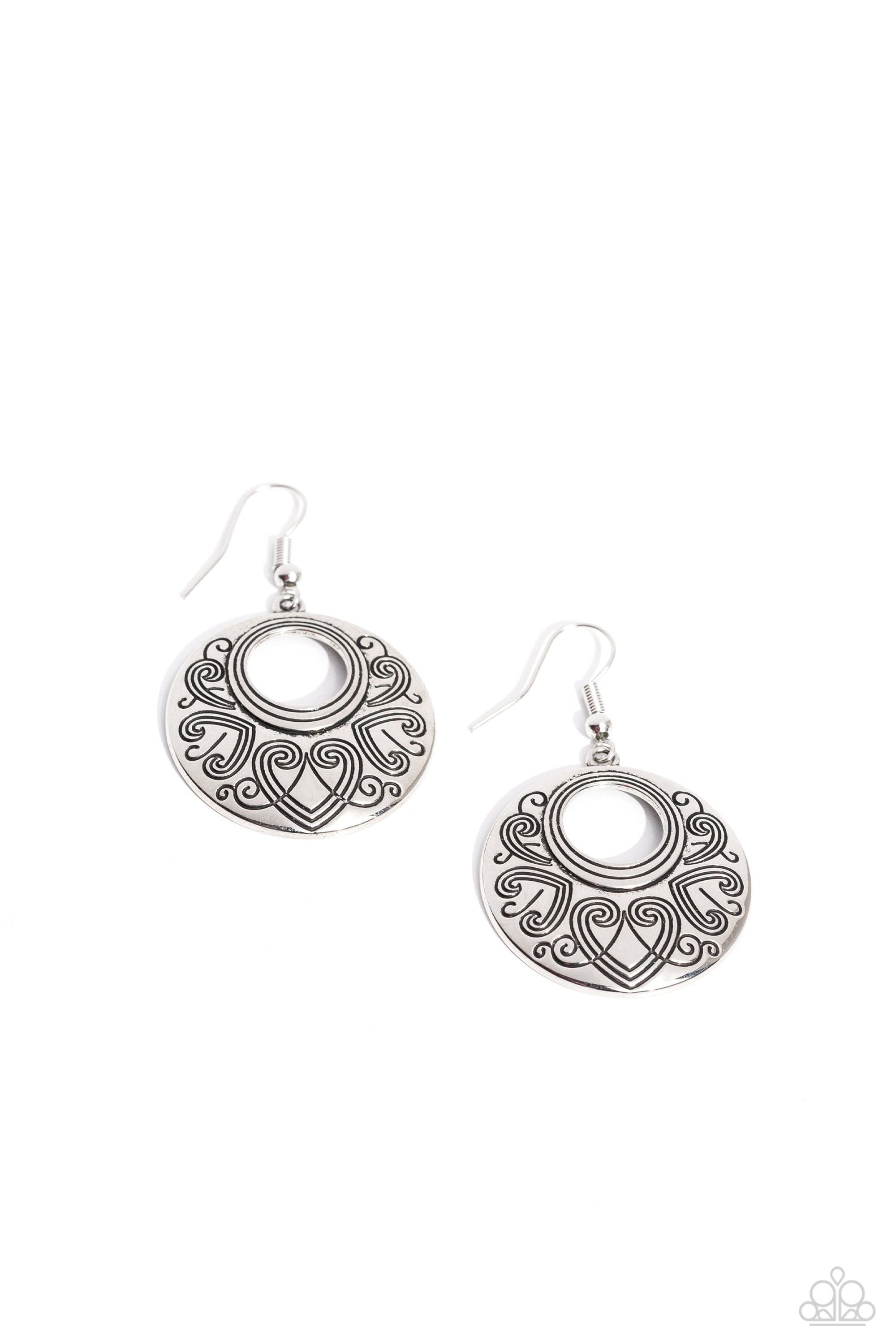 WESTERN BEAU SILVER-EARRINGS