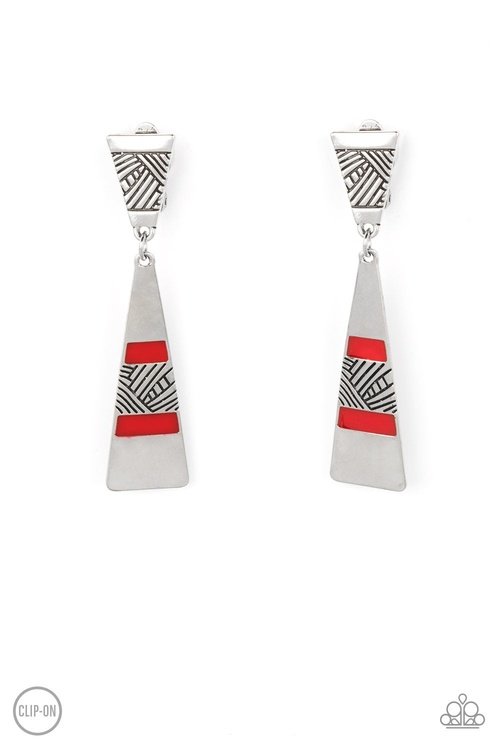 SAFARI SEEKER RED-EARRINGS