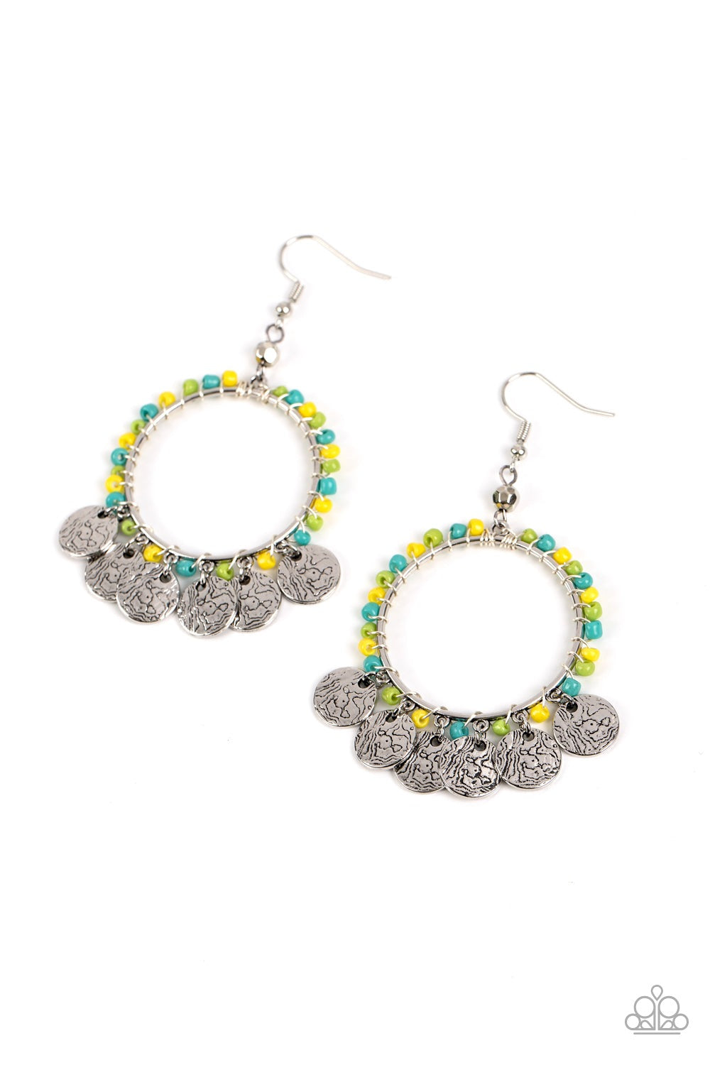 BOHEMIAN BEACH BLAST GREEN-EARRINGS